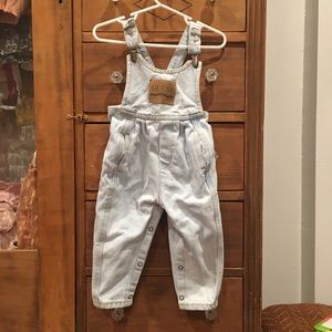 Vintage Guess denim overalls
